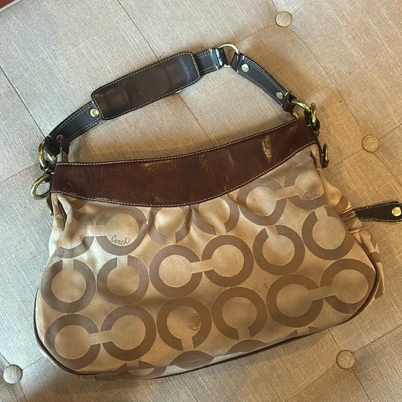 Coach Vintage Soho Large Logo Canvas Tote